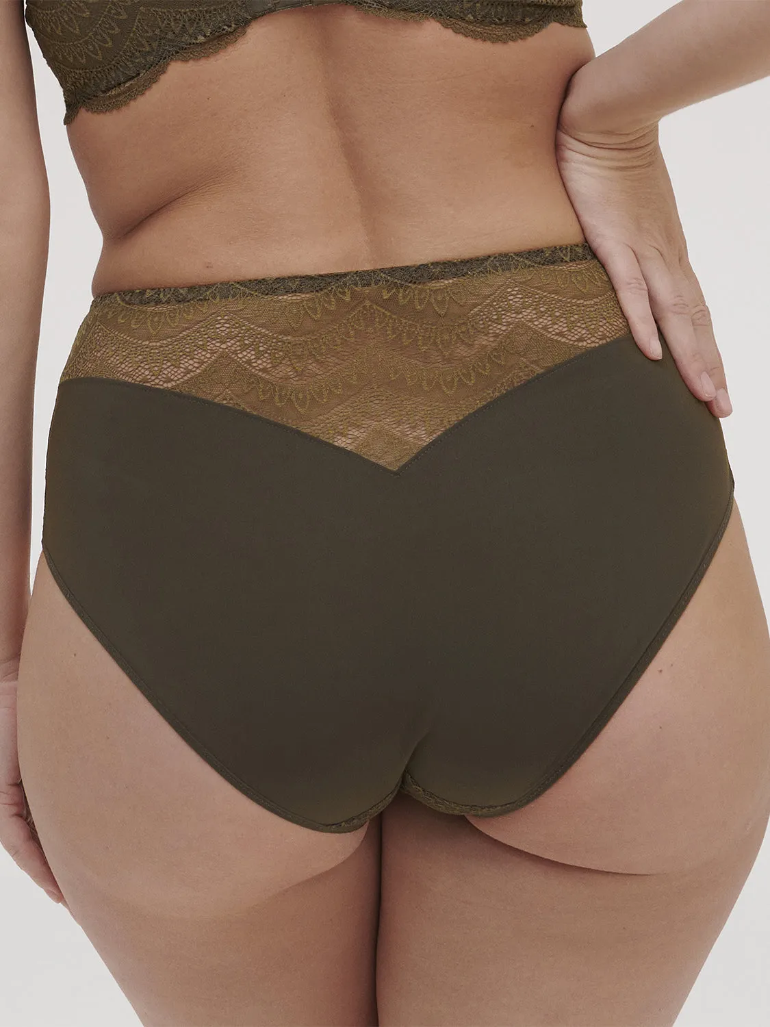 Culotte taille haute - Vert Aventure