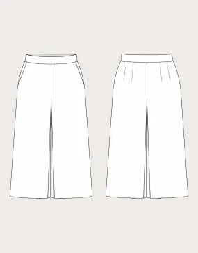 Culottes Sewing Pattern, The Assembly Line