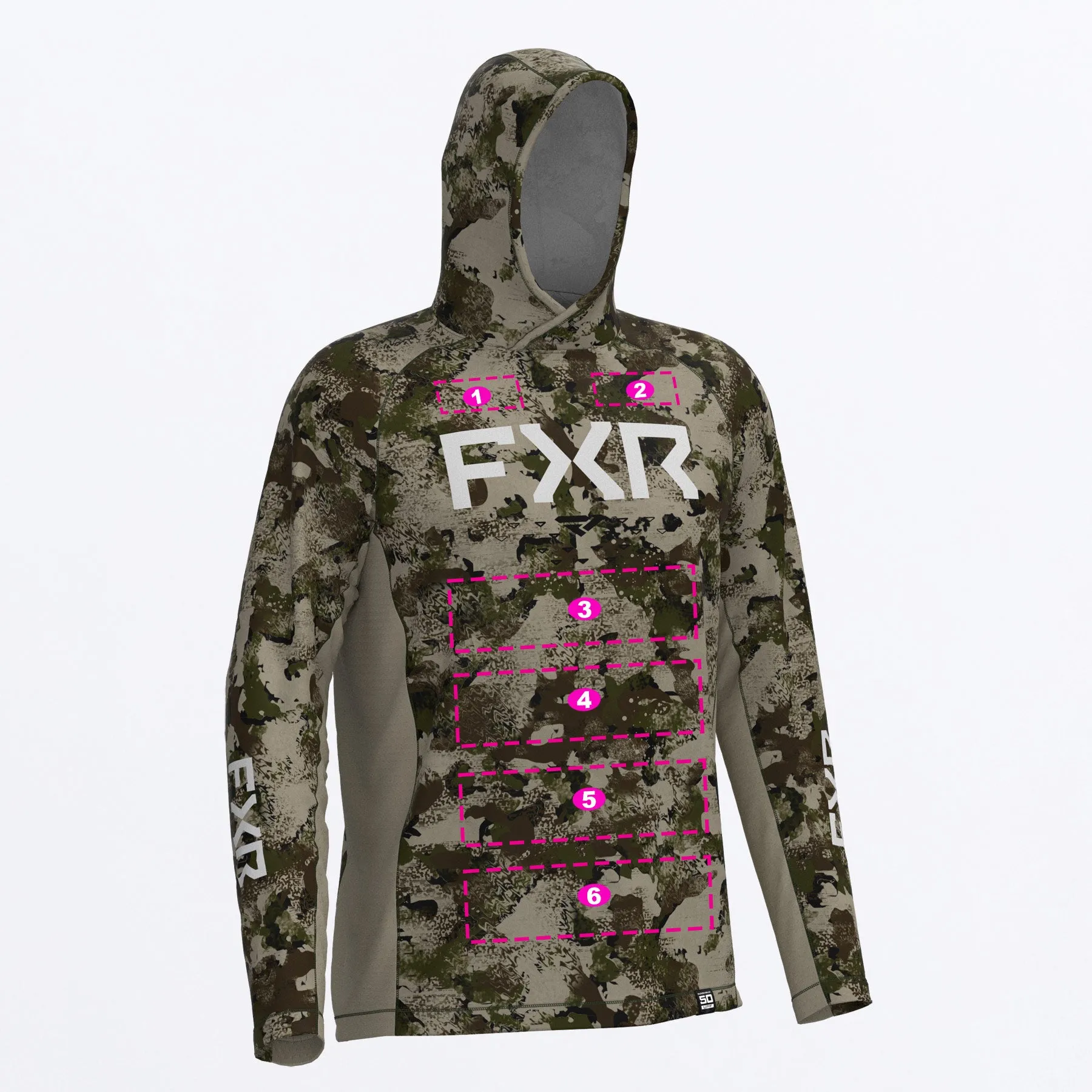 Custom M Attack Air UPF Pullover Hoodie