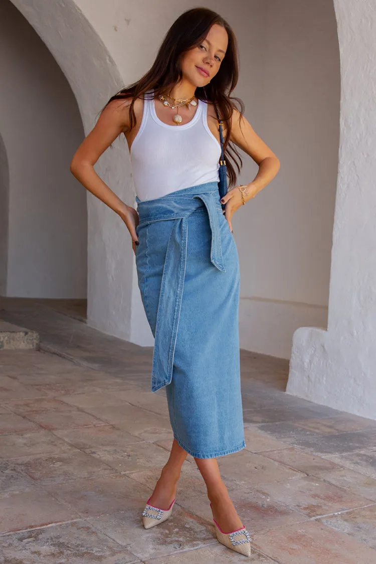 Denim Jaspre Skirt Petite