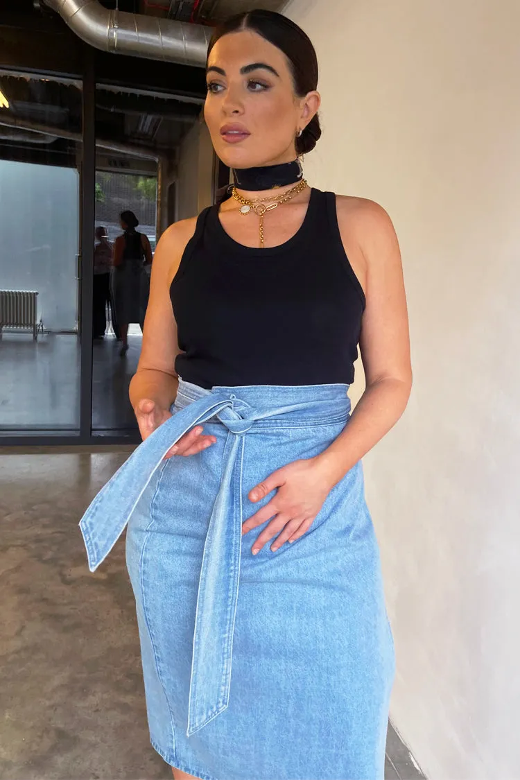 Denim Jaspre Skirt Petite