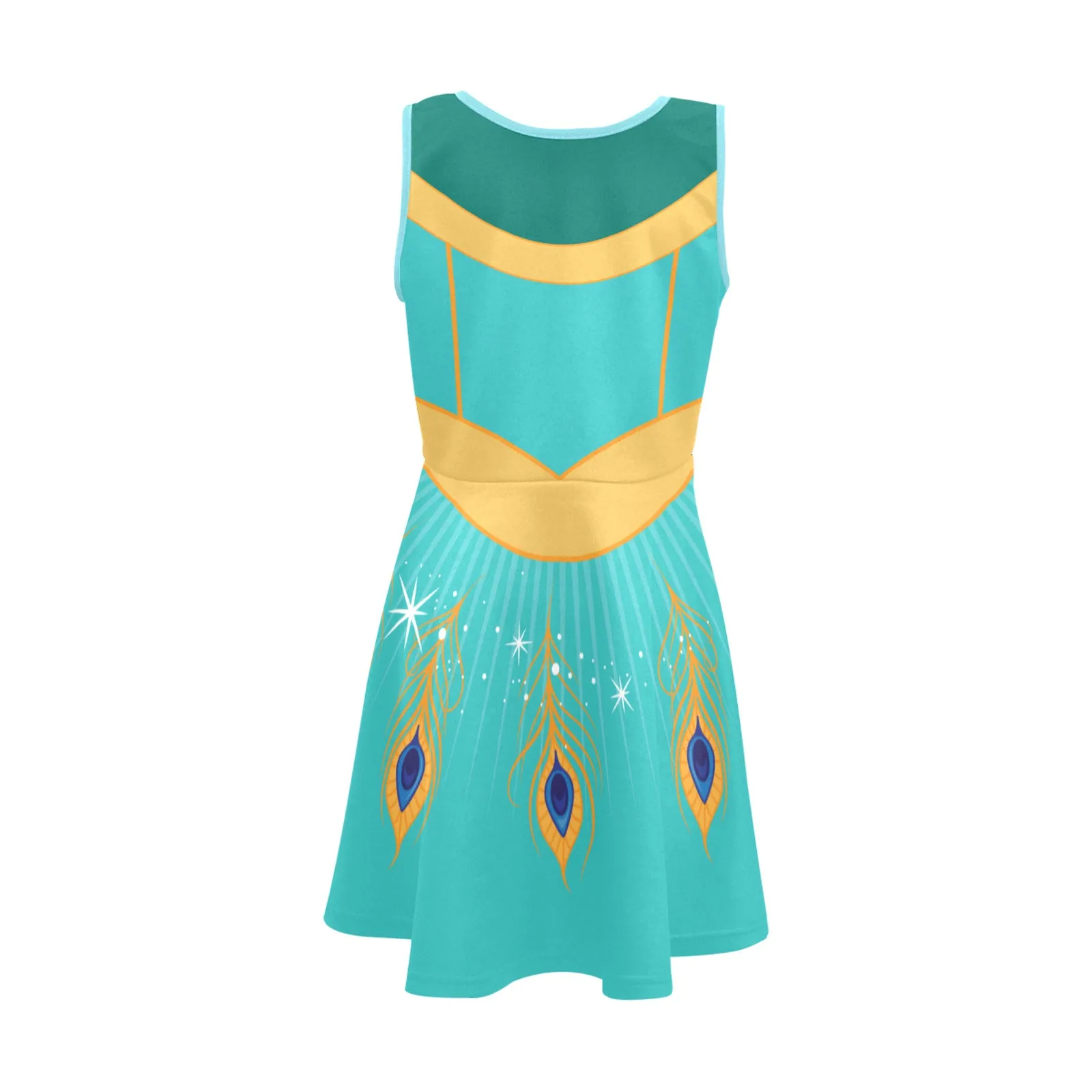 Disney Aladdin Jasmine Girls' Sleeveless Character Sundress