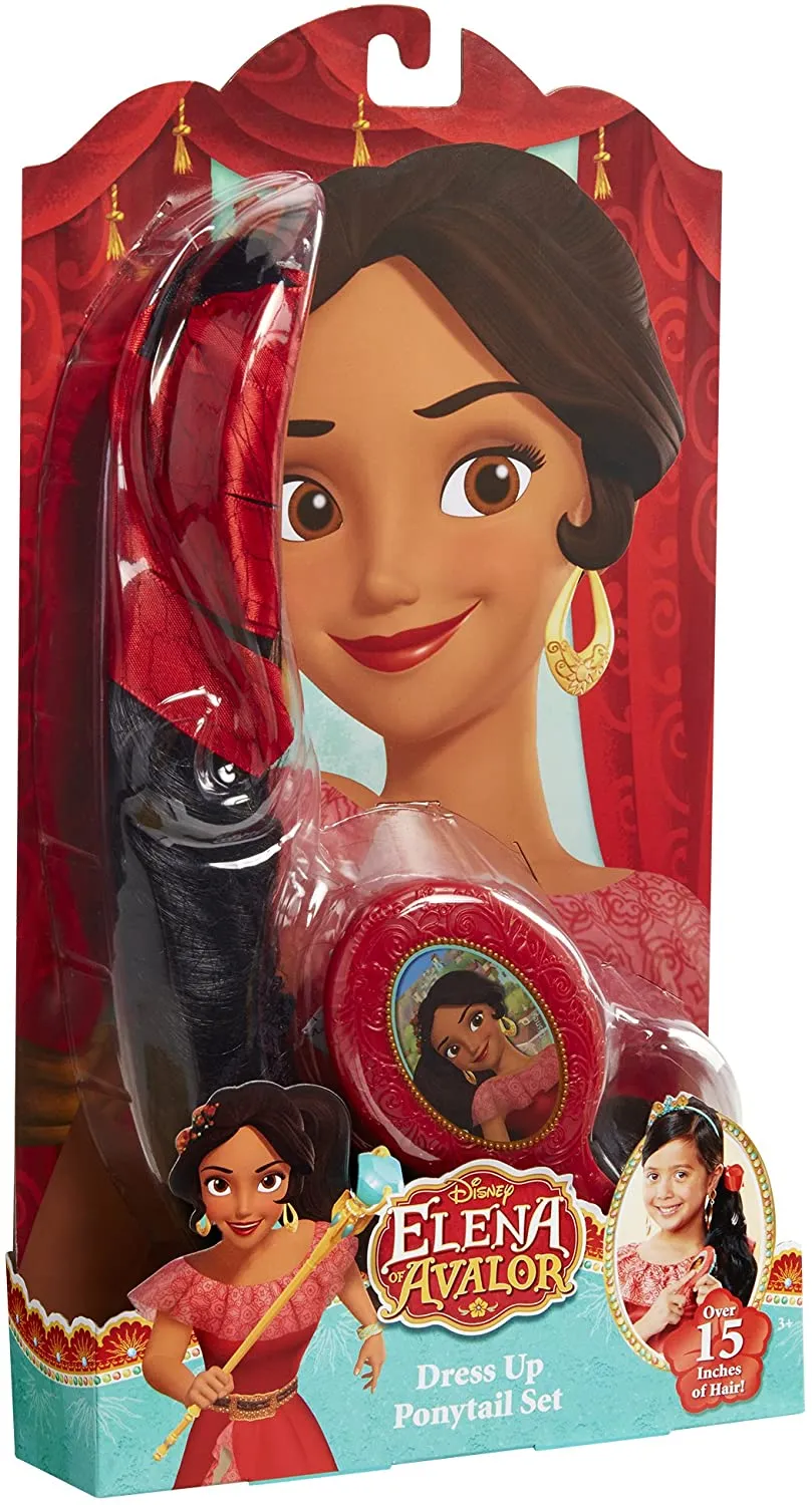 Disney Elena Of Avalor Dress Up Ponytail - Elena Crown Princess Ponytail!