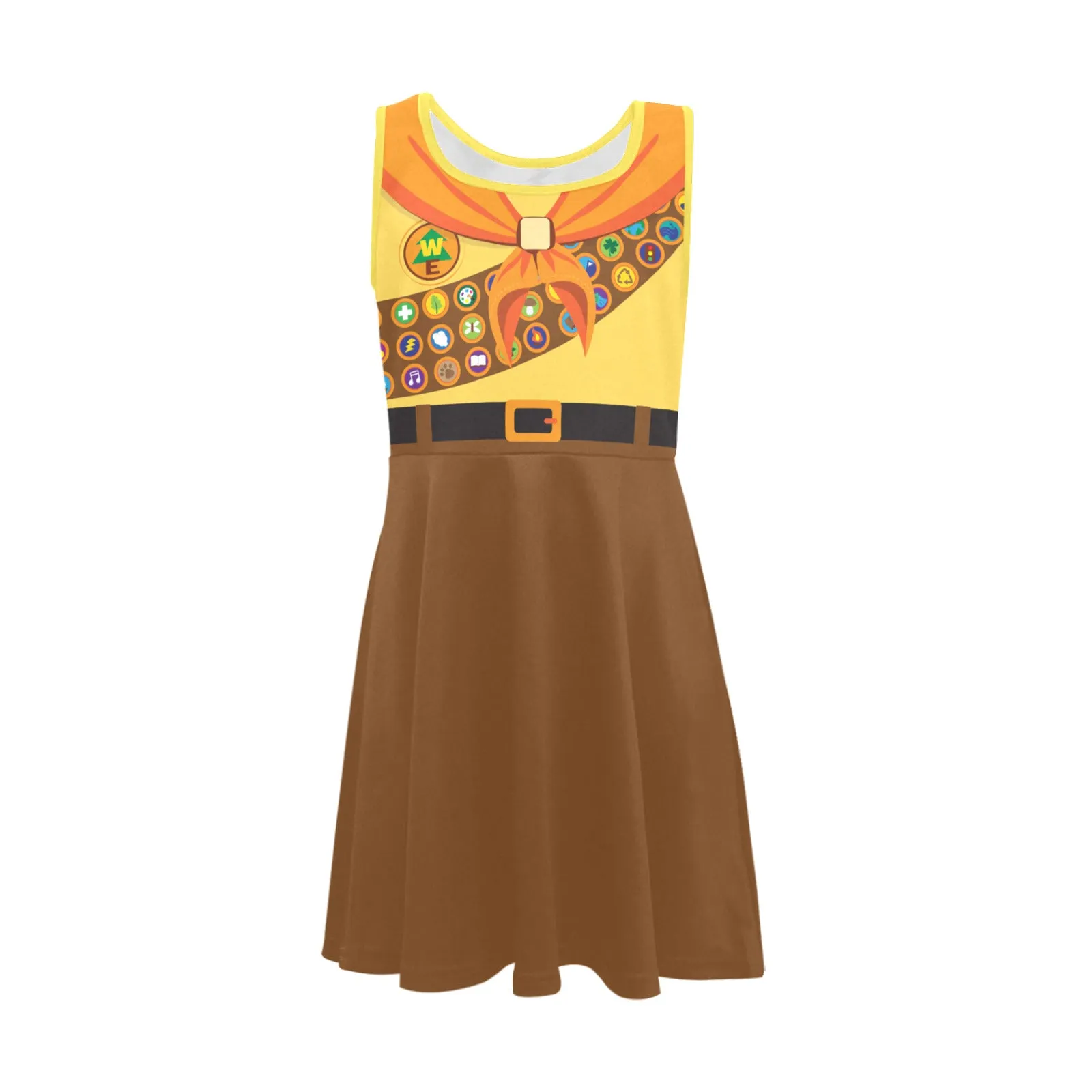 Disney Up Russell Girls' Sleeveless Character Sundress