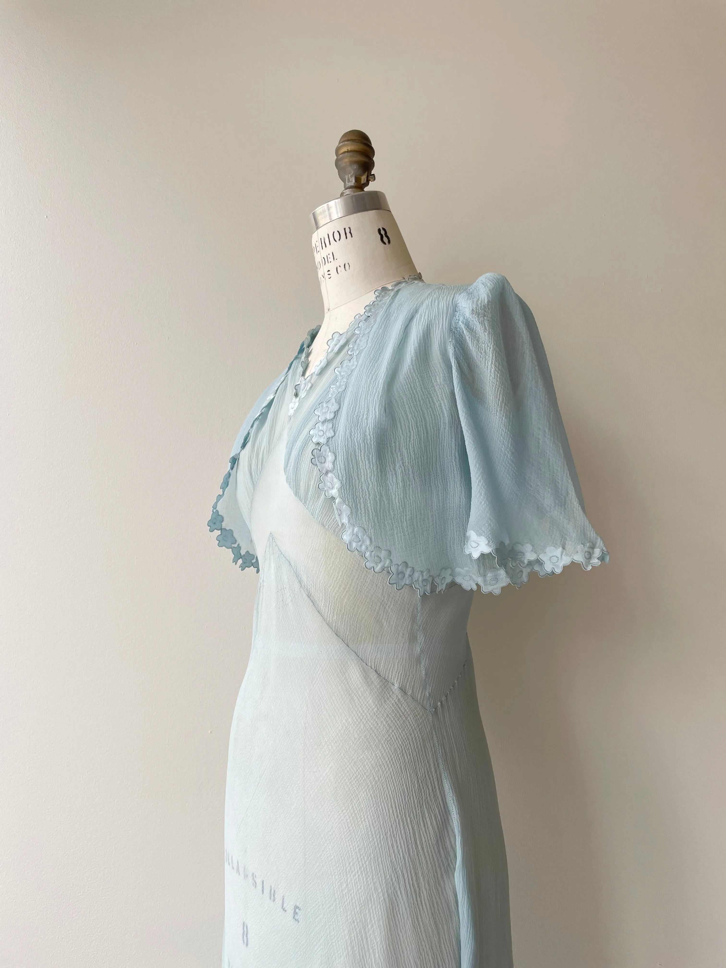 Dovetail 1930s Silk Nightdress & Jacket