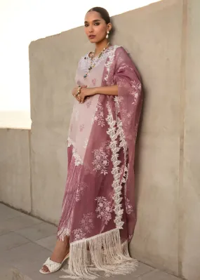 Dusty Pink Luxury Lawn Suit | Rang Rasiya | Florence Lawn '23 | DAHILA - D10