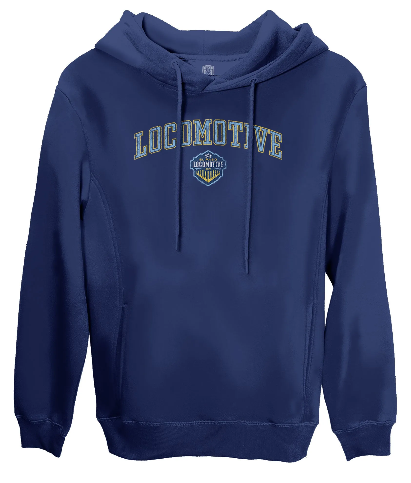 El Paso Locomotive FC Athletic Wordmark Fleece Pullover Hoodie - Navy