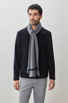 Eric Cashmere Knit Stripe Scarf