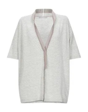 Fabiana Filippi Women Cardigan Ivory 12 UK