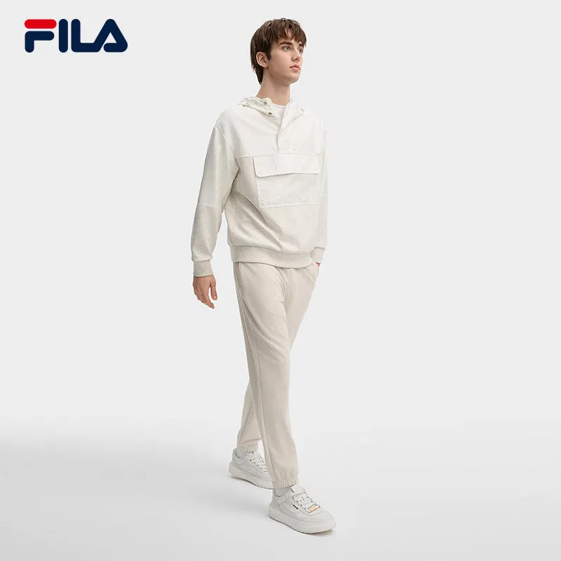 FILA CORE LIFESTYLE MILANO GARDEN OF ARTS Men Hooded Sweater (Light Khaki)