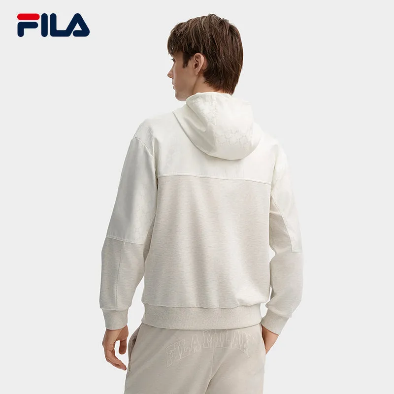 FILA CORE LIFESTYLE MILANO GARDEN OF ARTS Men Hooded Sweater (Light Khaki)