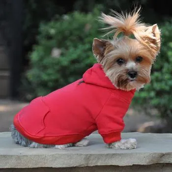 Flex-Fit Dog Hoodie - Red