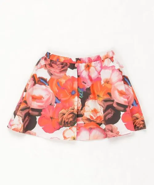 Flower Print Skirt