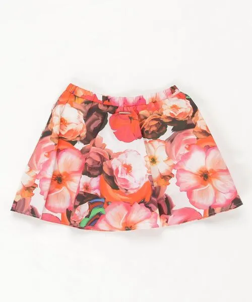 Flower Print Skirt