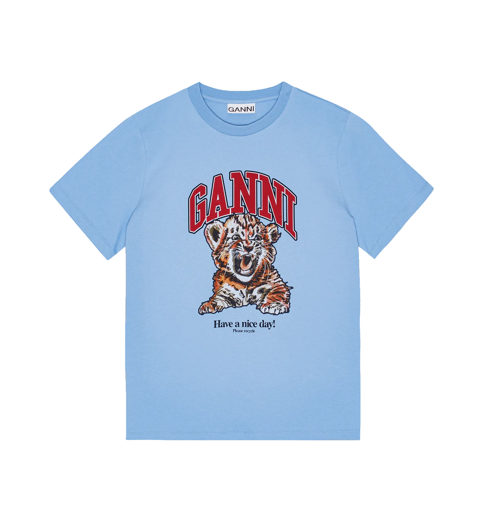 GANNI Basic Tiger T-shirt