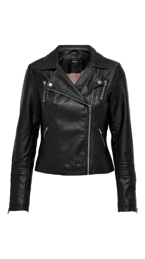 Gemma Black Leather Jacket