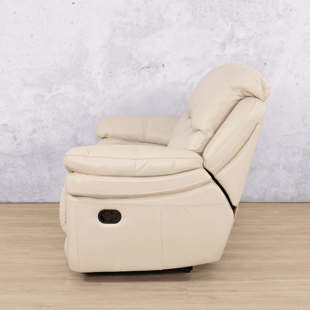 Geneva 3 Seater Leather Recliner