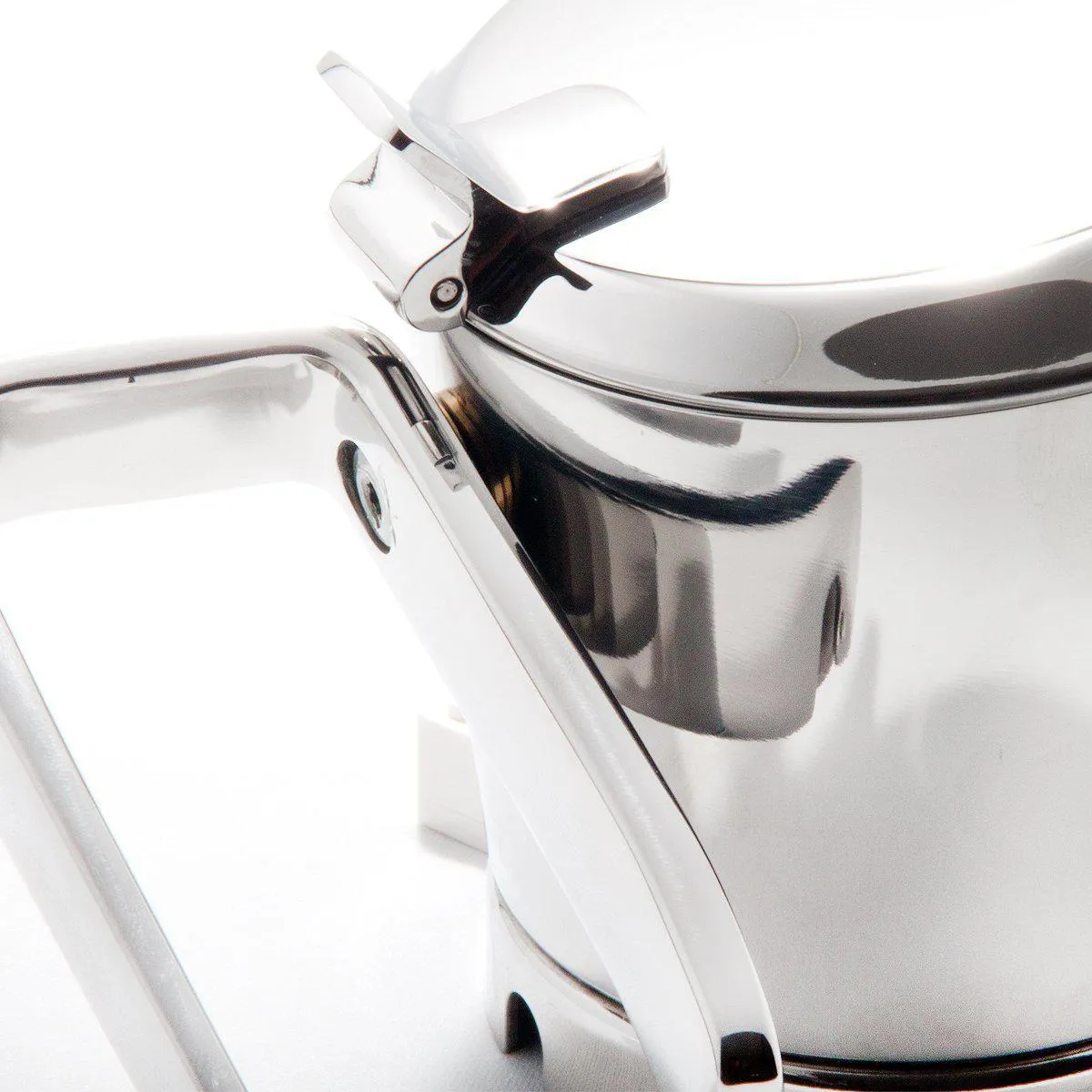 Giannina 1 cup Stainless Steel Stovetop Espresso Maker -  Made in Italy with Patented Locking Handle Model - 3001010