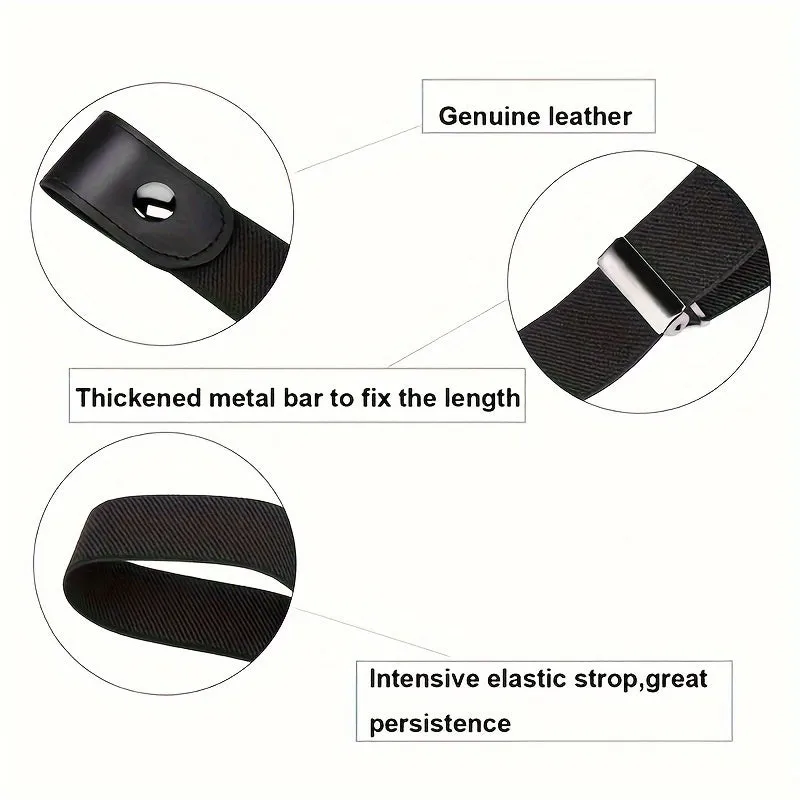 GiftWorthy Elastic Belt 1pc NoBuckle Waist Adjuster