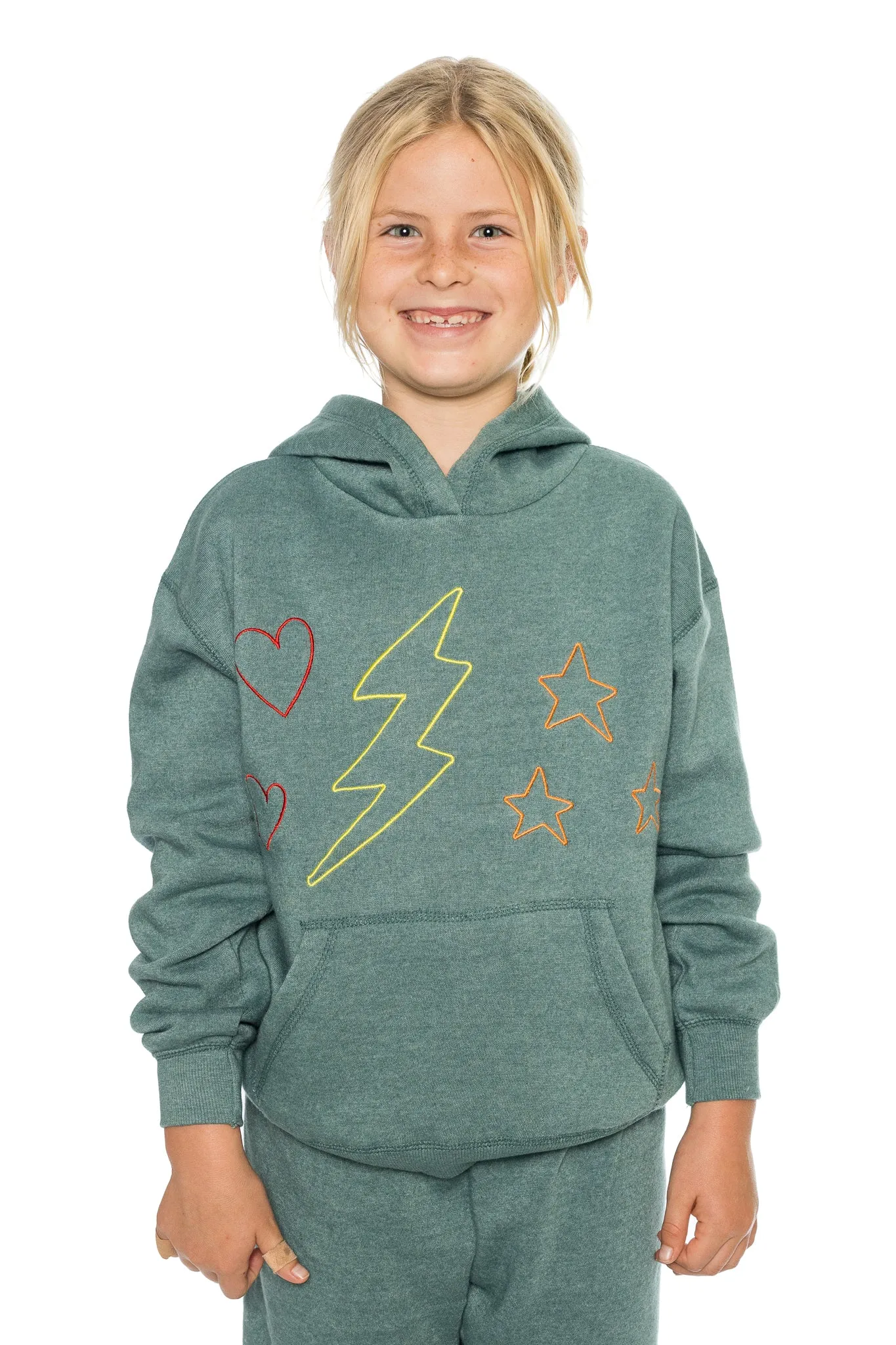 Girls' Light Heart Pullover Hoodie