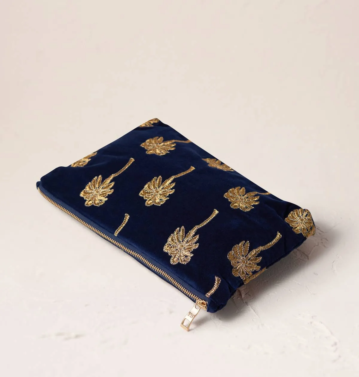 Gold Palm Everyday Pouch