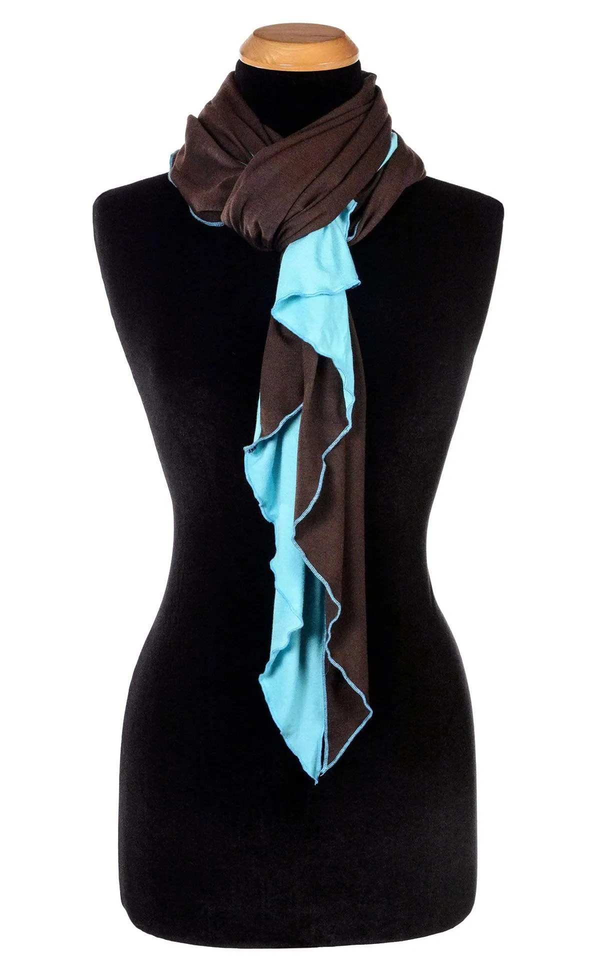 Handkerchief Scarf - Two-Tone, Jersey Knit