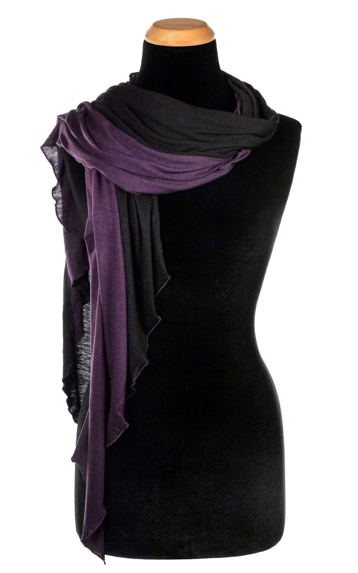 Handkerchief Scarf - Two-Tone, Jersey Knit