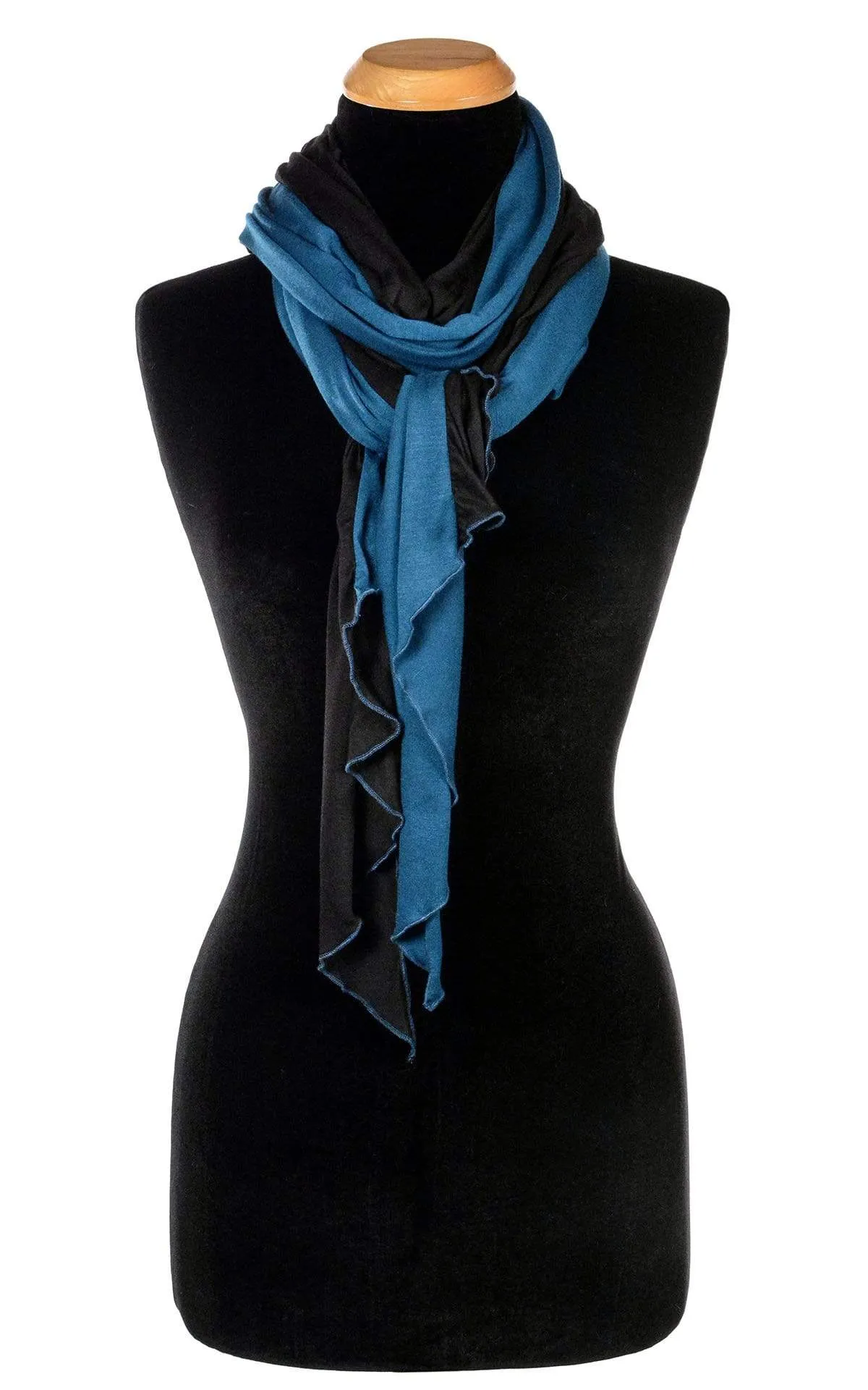 Handkerchief Scarf - Two-Tone, Jersey Knit