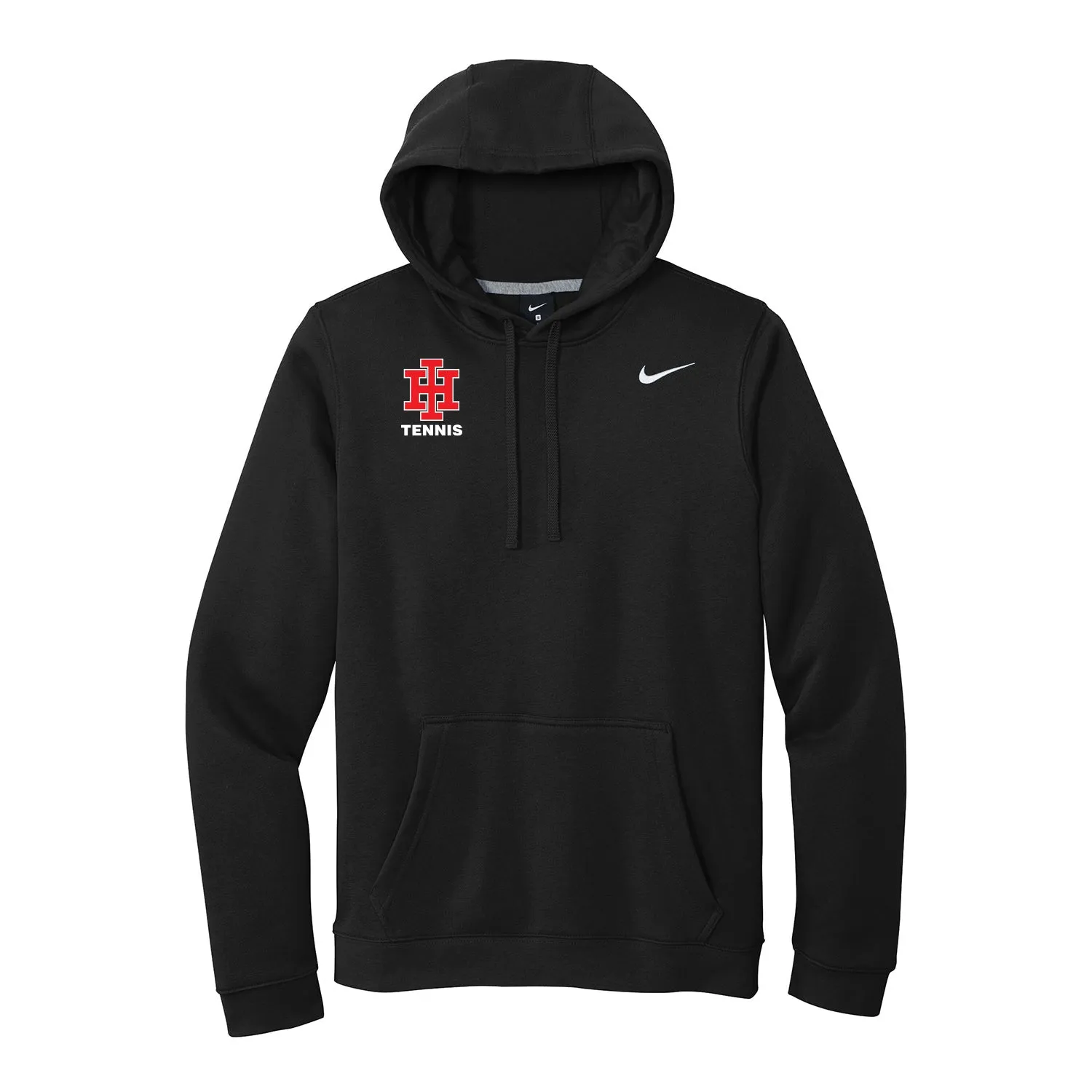 Indian Hill Girls Tennis 2021 - Nike Team Club Hoodie (Black)