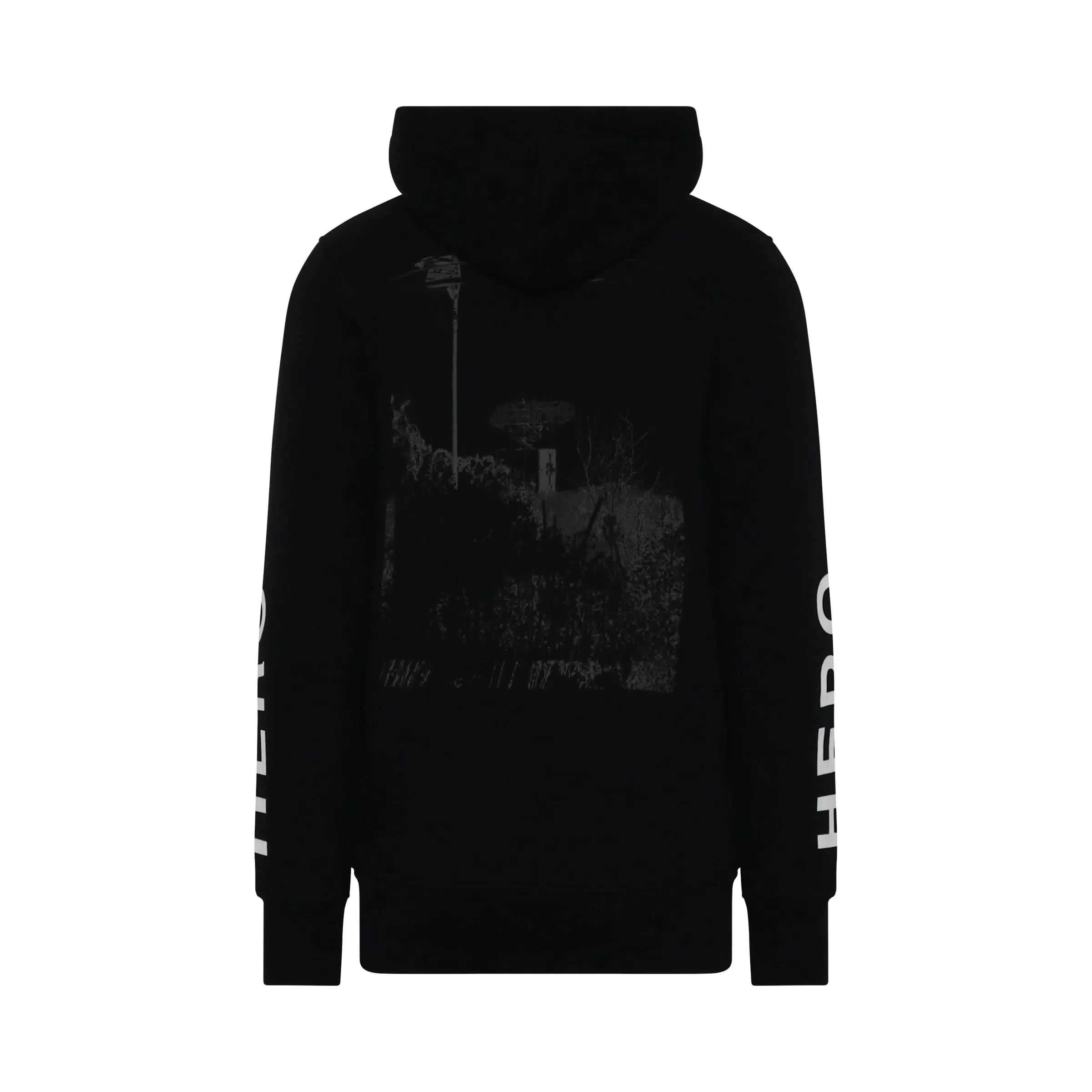 Infared Logo Hoodie in Black