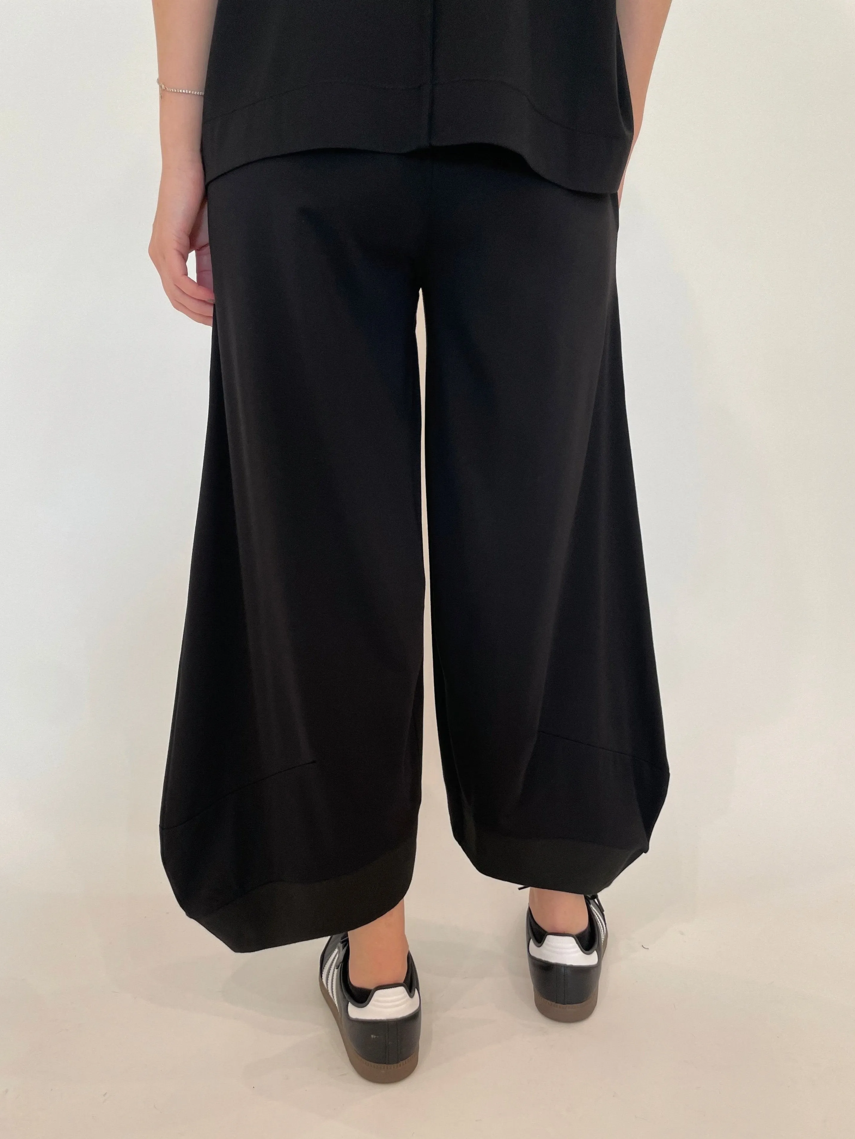 Lana Lantern Pants - Black