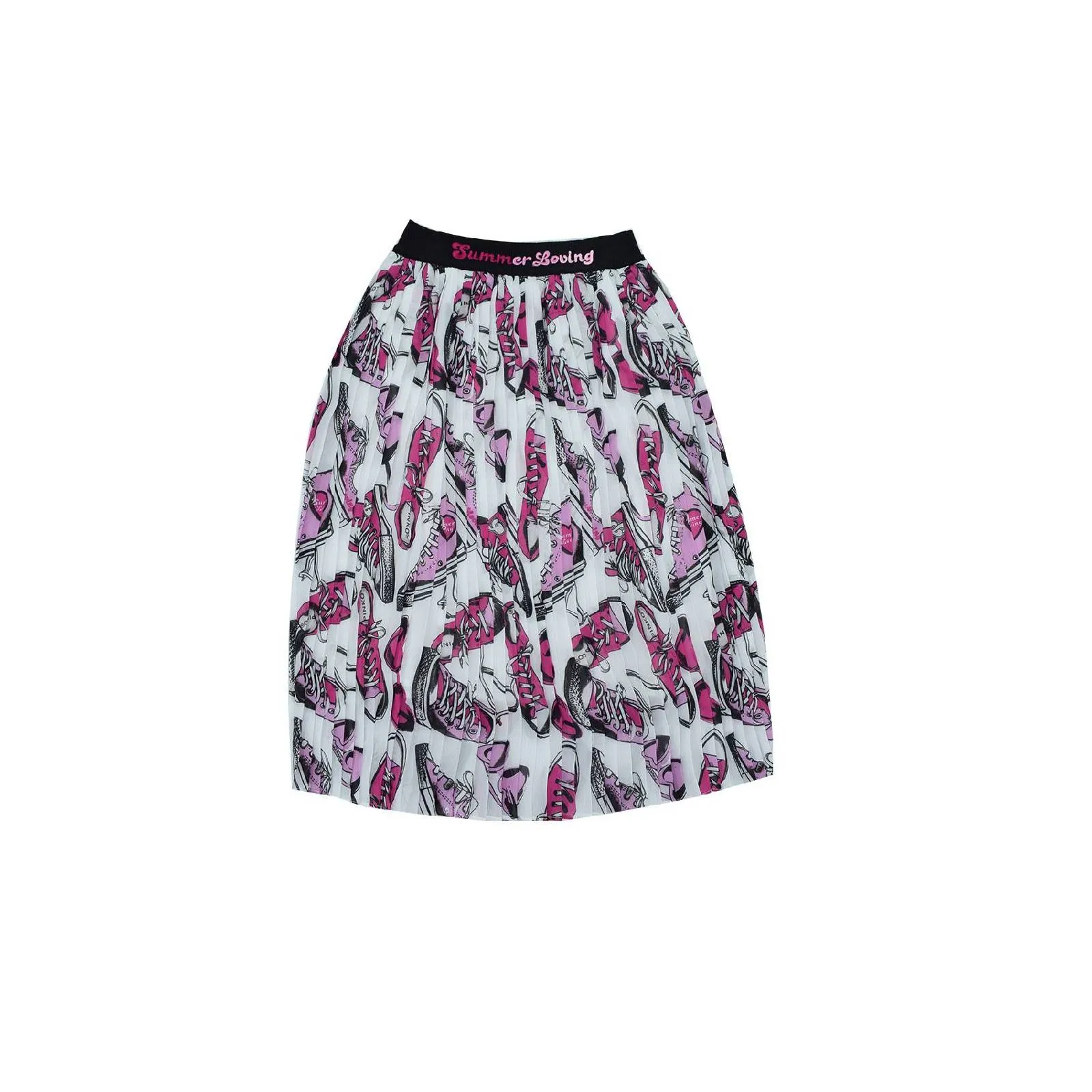 Logo Print Skirt