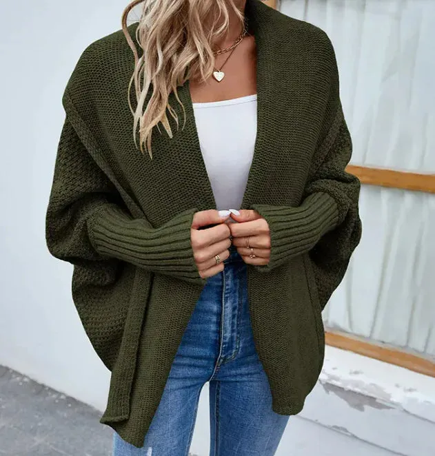 Loose Knitted Sweater Cardigan