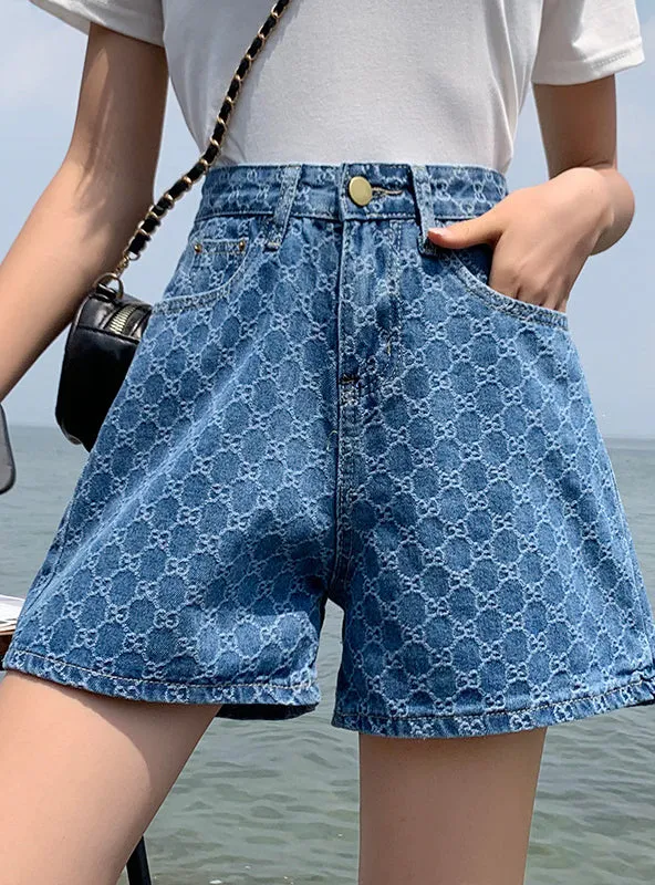 Loose Student Jeans Shorts