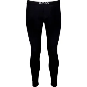 Luxe Thermal Jersey Long Johns, Black