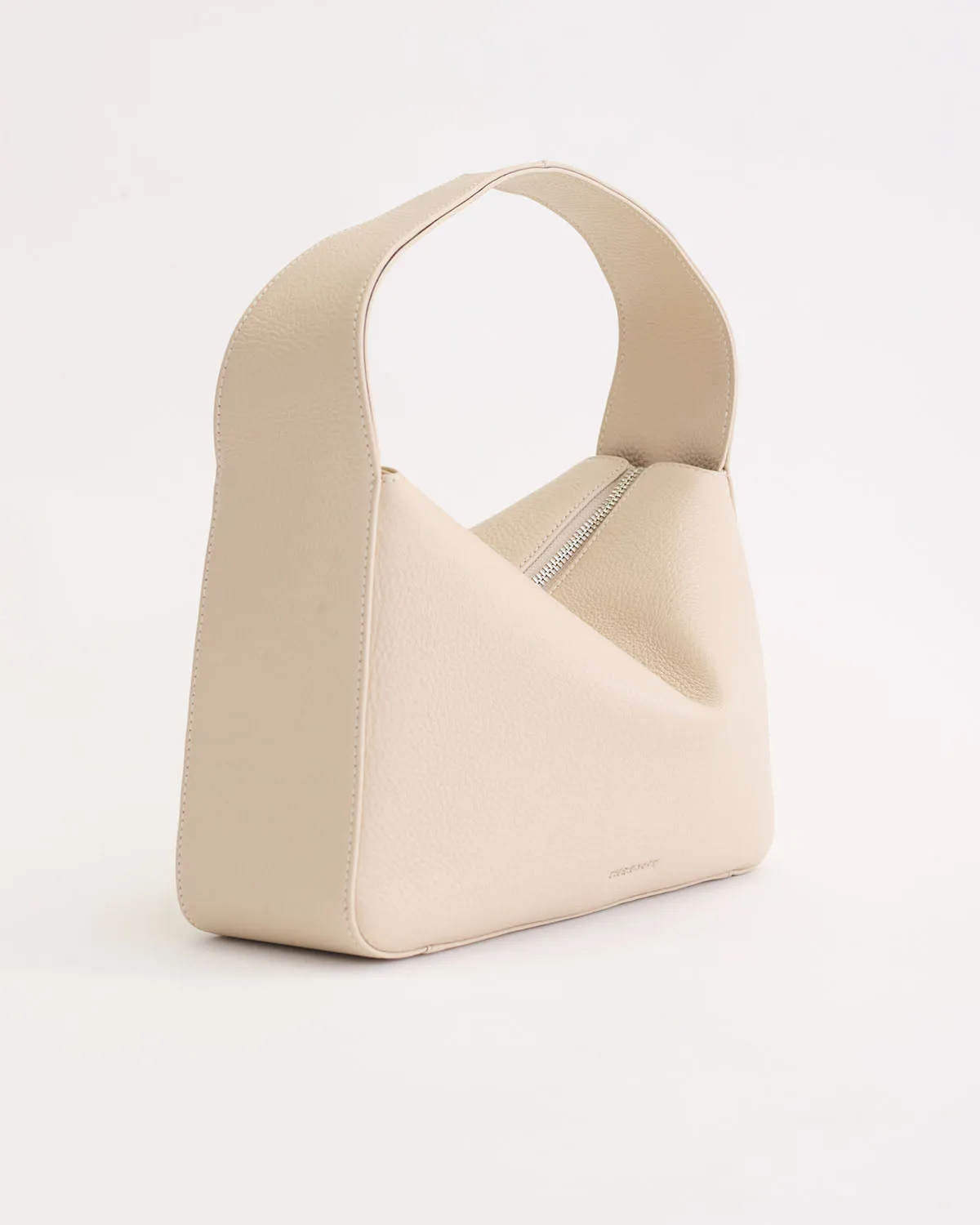 Mae Bag: Oat Pebbled Leather