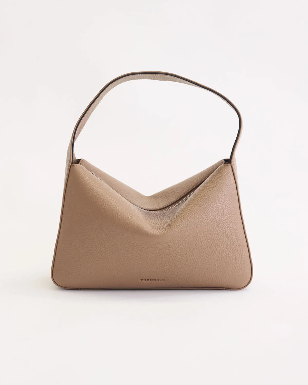 Mae Bag: Taupe Pebbled Leather