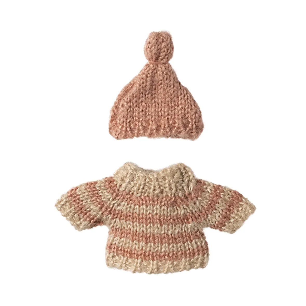 Maileg Sister Mouse Sweater and Hat FW24 NEW ARRIVAL