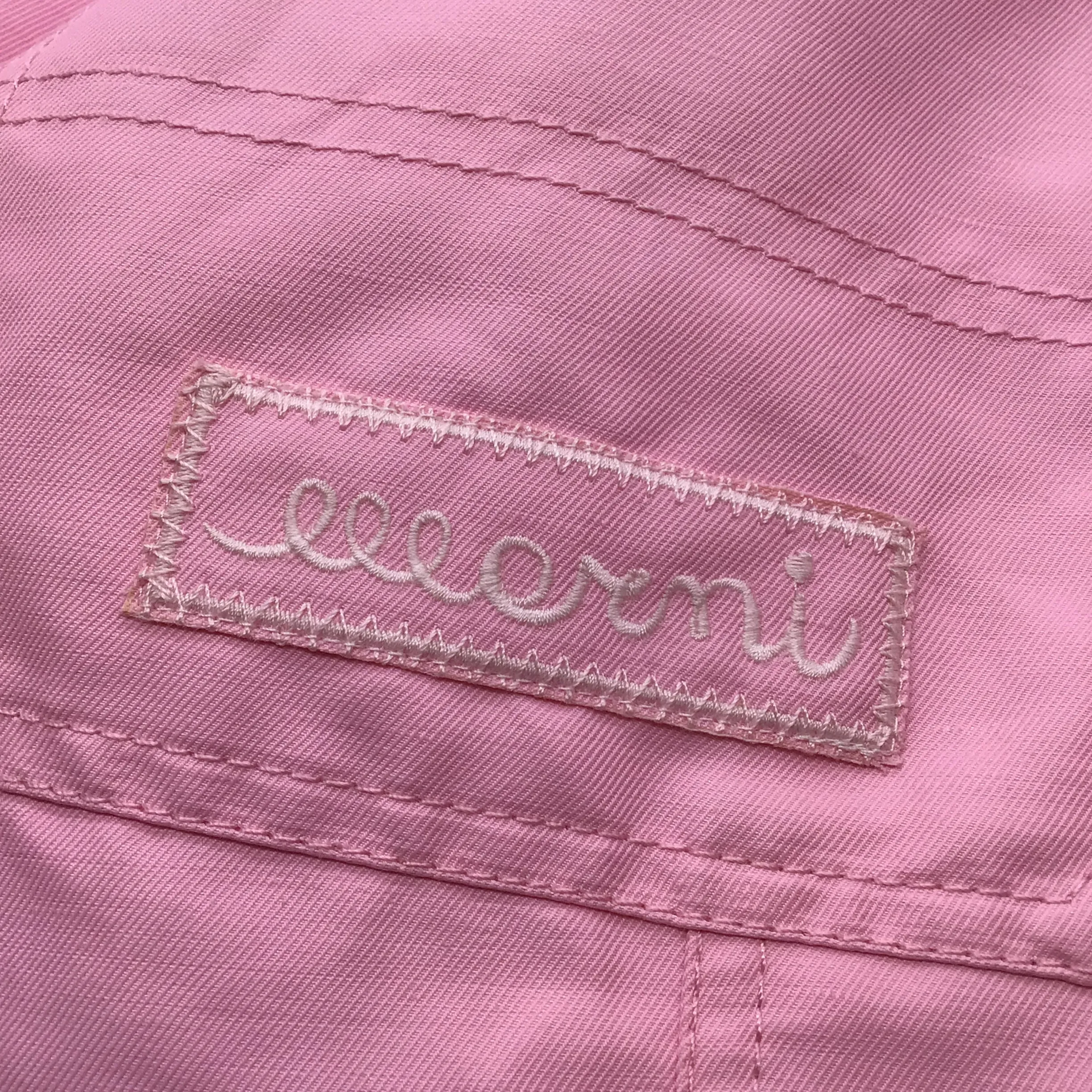 Marni Pink Logo Embroidered Cotton Pants