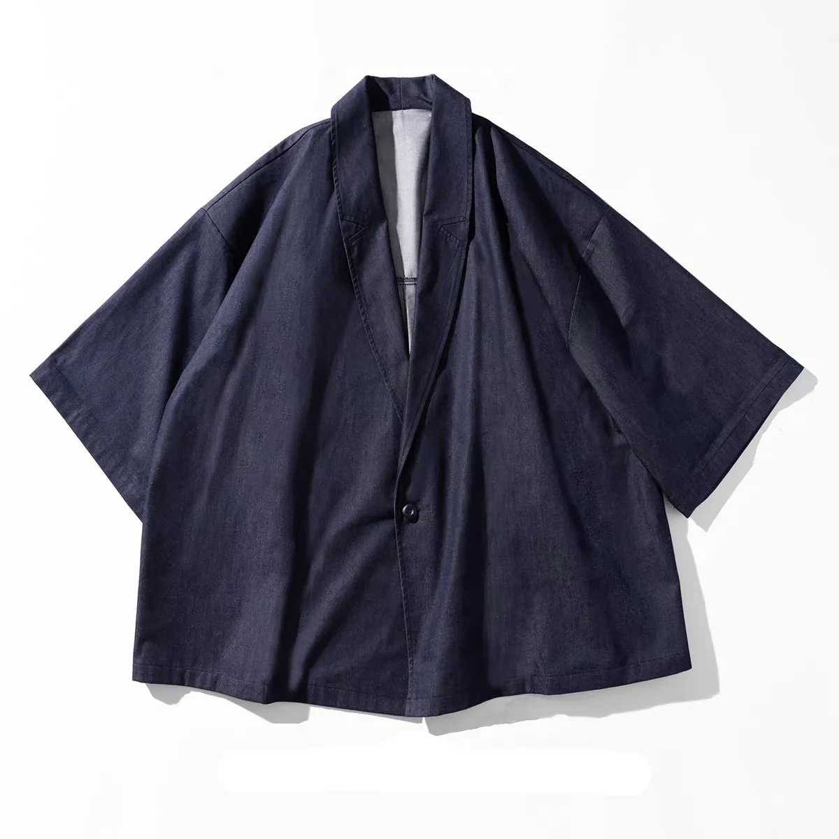 Men Formal Streetwear Kimono Jacket