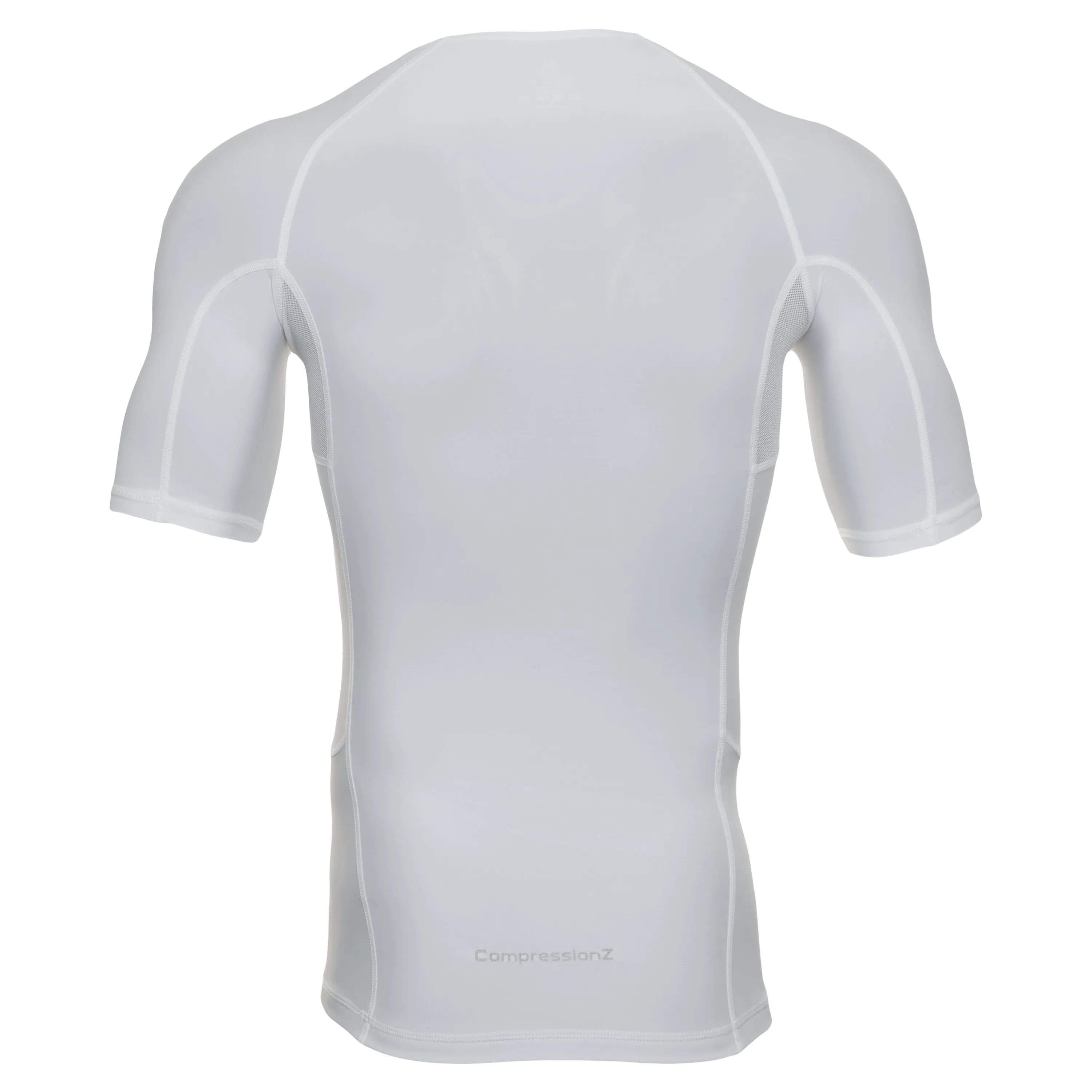 Men's Compression Short Sleeve Shirt - White