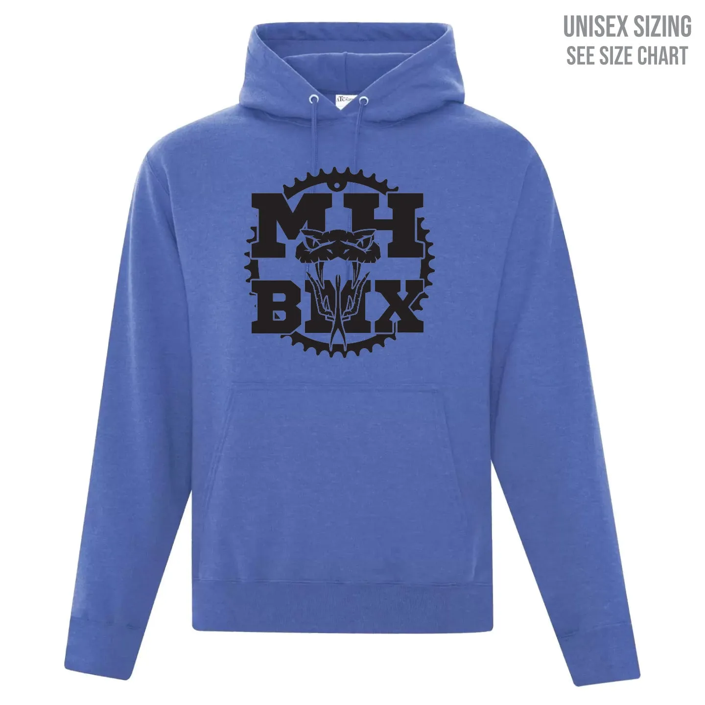 MH BMX Large Crest Unisex Pullover Hoodie (BMXT002-ATCF2500)