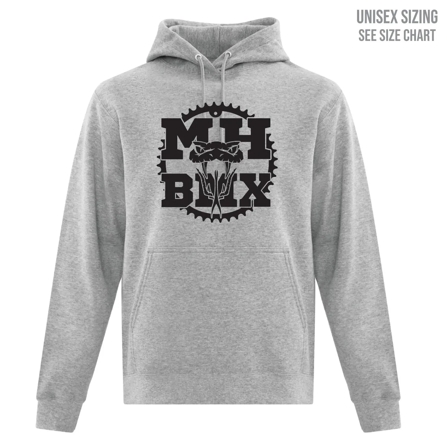 MH BMX Large Crest Unisex Pullover Hoodie (BMXT002-ATCF2500)