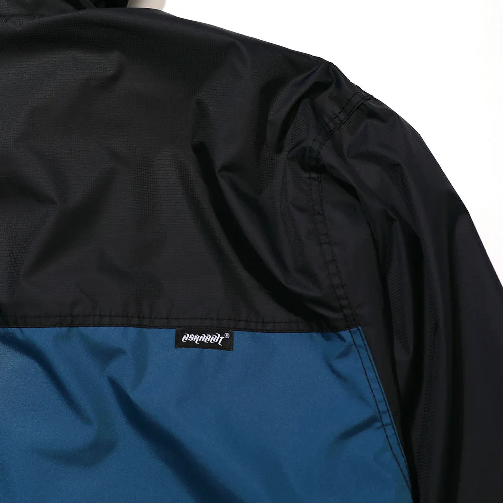 MMM WINDBREAKER HOODED JACKET PEACOCK BLUE