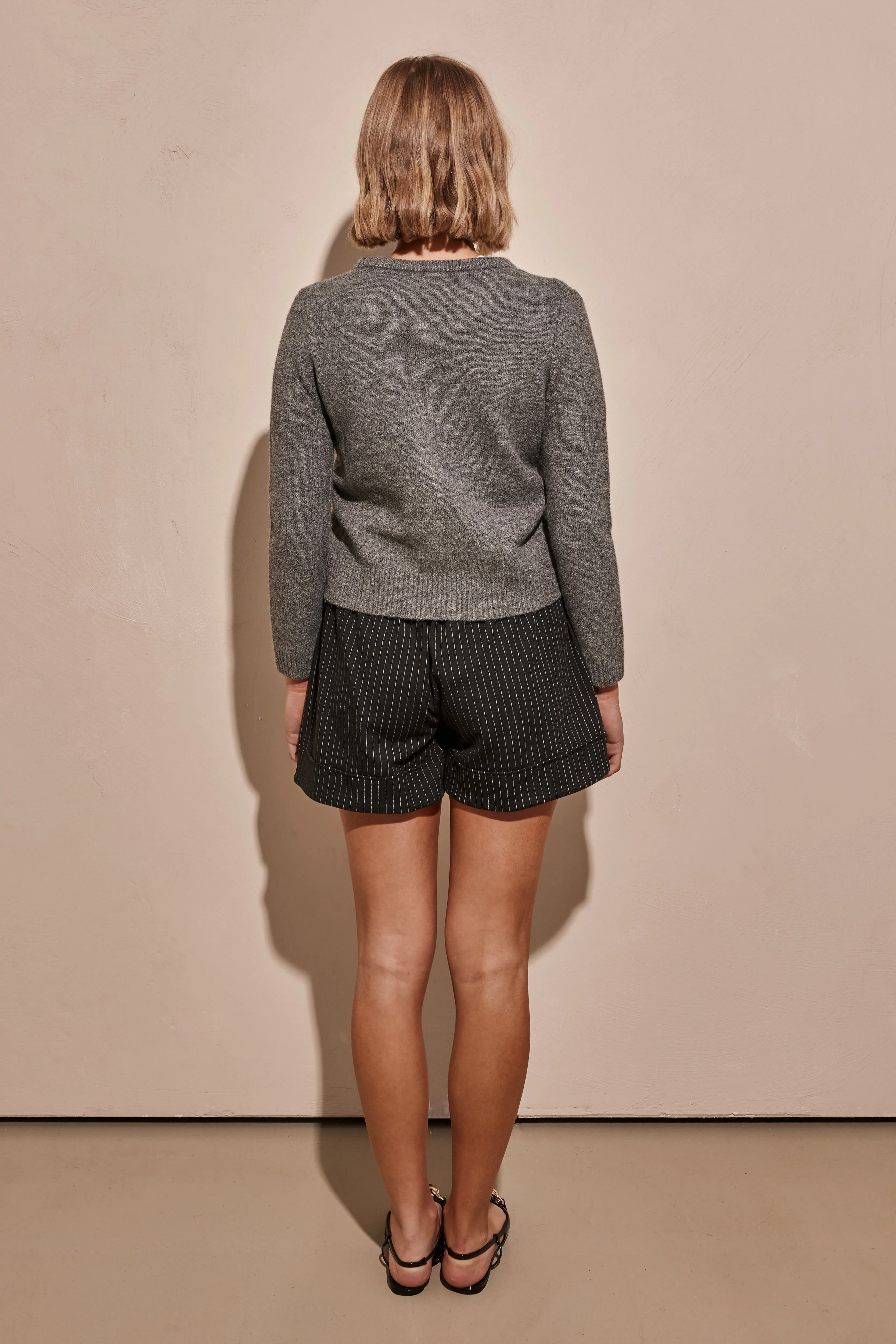 Moore Knit Cardigan (Grey)