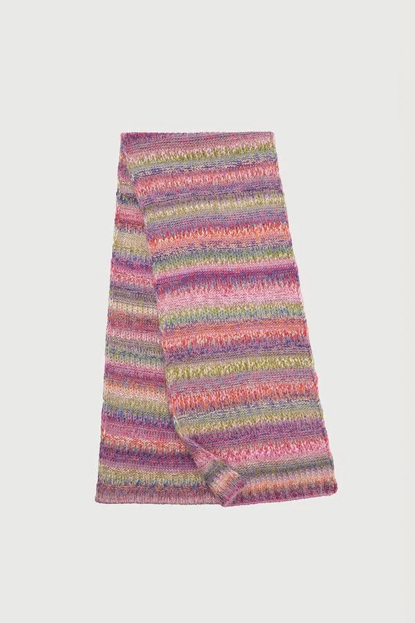 Multicolored Knit Scarf