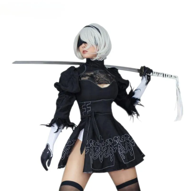 Nier Cosplay 2B Halloween Stylish Automata Party Anime Yorha Women Attire