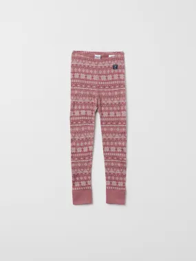 Nordic Thermal Merino Kids Leggings