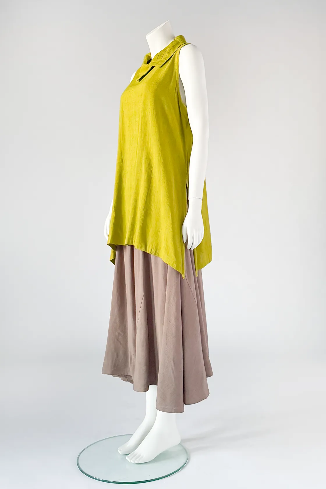 N/S Zipper Top in Lime Papyrus