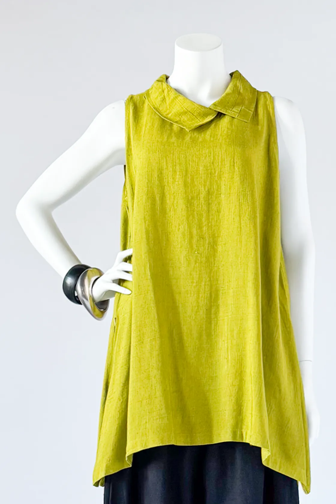 N/S Zipper Top in Lime Papyrus